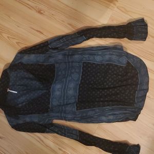 free people patterned blouse